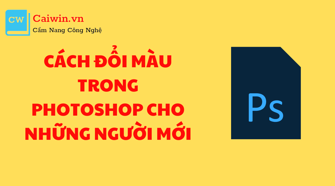 cácch đổi màu trong photoshop