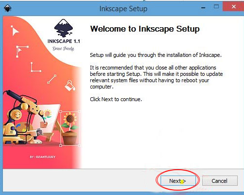 Hướng dẫn cài đặt Inkscape trên máy tính