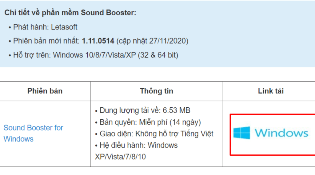 bước 1 sound booster