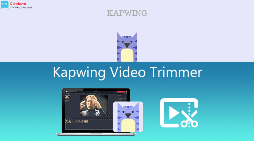 cắt video bằng kapwing