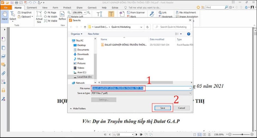 chuyển file word sang pdf dễ thao tác