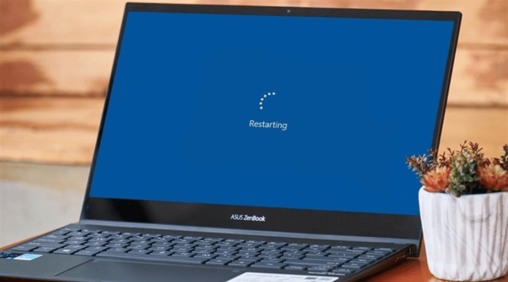 khởi động lại windows