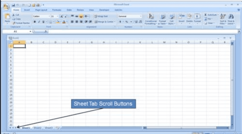 sheet tab excel là gì