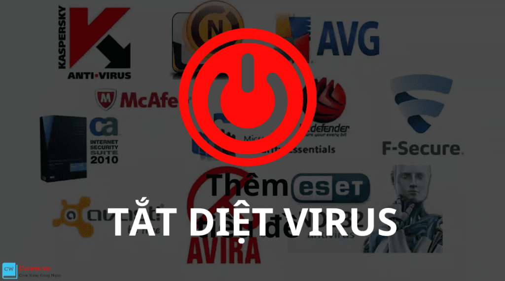 tắt chương trình diệt virus