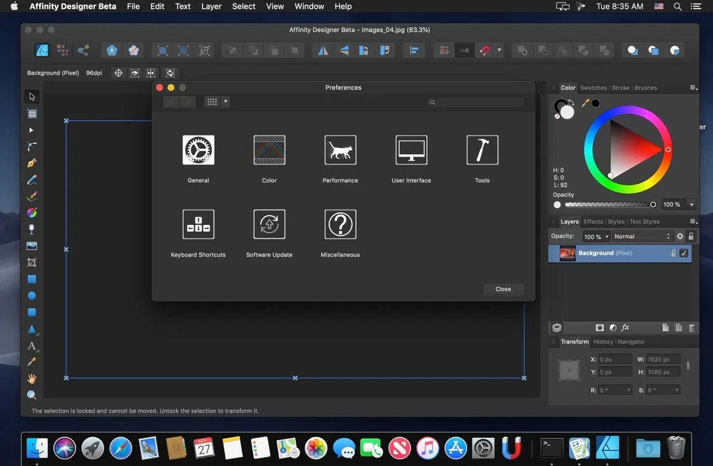 Hướng dẫn cài đặt Affinity Designer trên máy tính